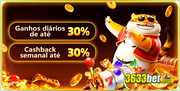 cashback de 30% promoções